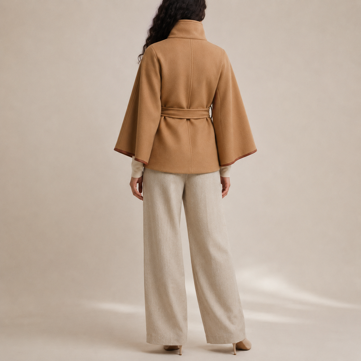 Cape Coat, Brown